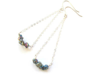 Chalcopyrite Earrings