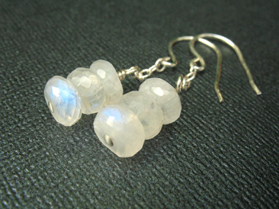 Rainbow Moonstone Earrings