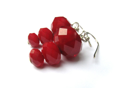 Red Quartz Earrings