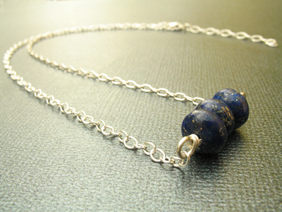 Sterling Silver White Shell Necklace